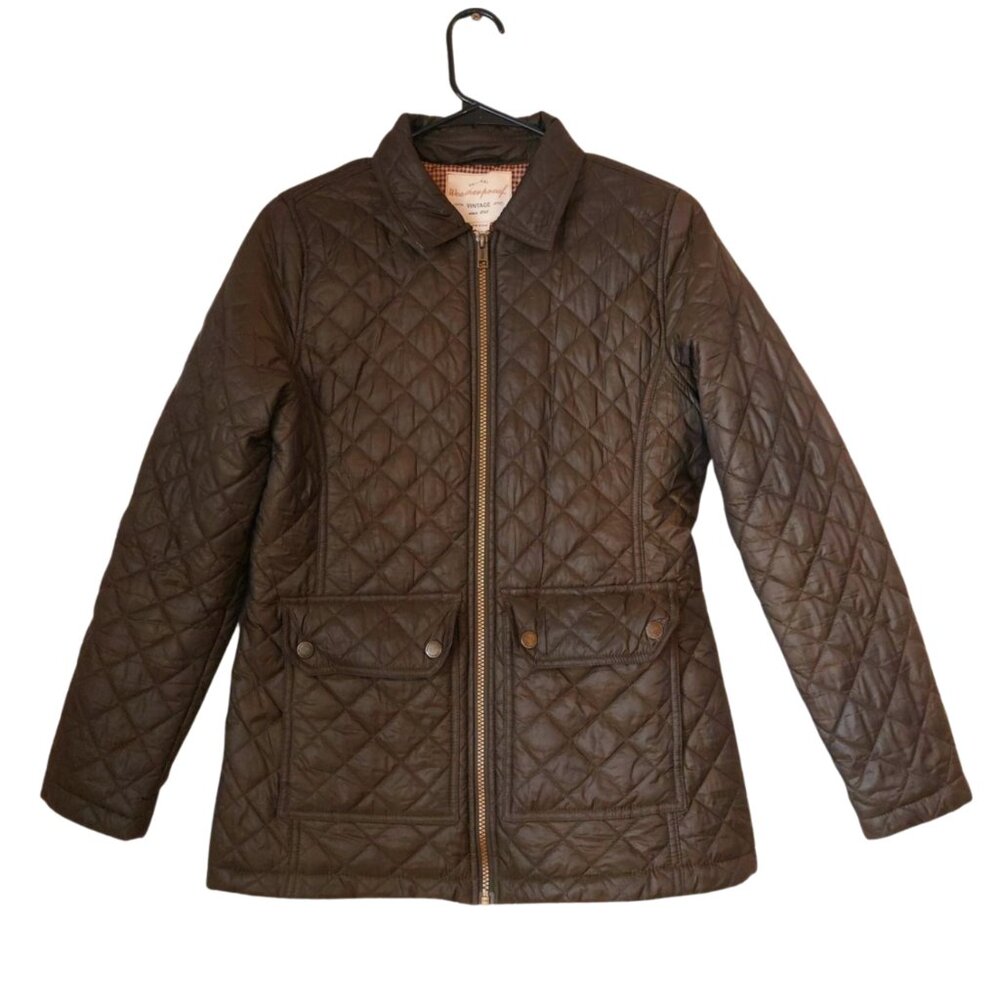 Weatherproof Quilted Brown Utility Jacket